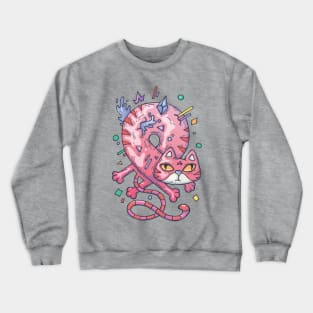 Super Silly Long Cat Crewneck Sweatshirt